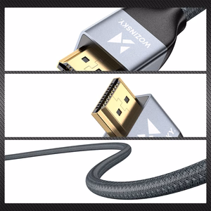 Wozinsky HDMI 2.1 Kaabel 8K 60 Hz 48 Gbps / 4K 120 Hz / 2K 144 Hz 2 m Hõbedane (WHDMI-20)