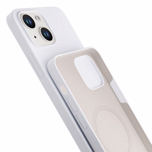 3mk Hardy Silicone MagCase для iPhone 14 Plus - белый