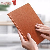 Phone Ümbris X-Level Kite jaoks Samsung X700 / X706 (Tab S8) / T870 / T875 / T876 (Tab S7) Pruun