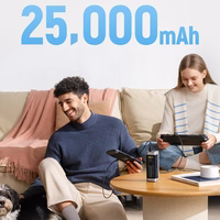 Powerbank Cuktech CUK00P23GLBK 210W 25000mAh Powerbank 2 x USB-C 1 x USB-A - must