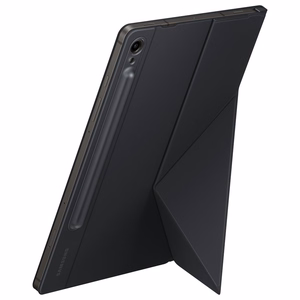 Flip ümbris with stand jaoks Samsung Galaxy Tab S9 Smart Book Cover - must