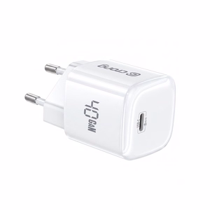 Crong NEO GaN USB-C PD laadija AVS-iga, 40 W, valge