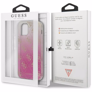 Guess GUHCP12SPCU4GGPI iPhone 12 mini 5.4" roosa/roosa kõvakaaneline 4G Gradient korpus