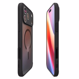 Spigen Ultra Hybrid Mag Чехол совместимый с MagSafe для iPhone 17 Pro Frost чёрный
