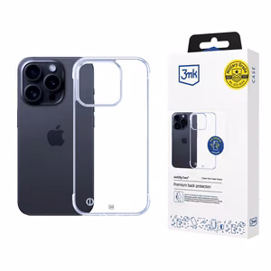 3mk Just20g Clear Ümbris jaoks Apple iPhone 15 Pro Max - läbipaistev