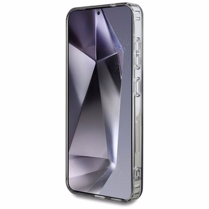 GUESS ümbris jaoks SAMSUNG S25 GUHMS25SHFGEREK (Magnetic IML Glitter Circle) must