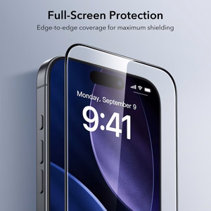 ESR UltraFit Karastatud klaas 2-pack jaoks iPhone 17 Pro Max - läbipaistev