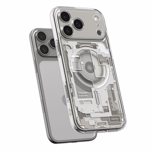 SPIGEN ümbris ULTRA HYBRID MAG compatible with MagSafe jaoks IPHONE 17 Pro zero one natural tutanium
