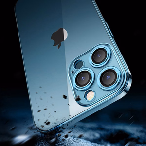 Joyroom Chery Mirror Чехол для iPhone 13 Pro металлическая рамка серебряный (JR-BP908 silver)