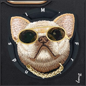 NIMMY ümbris GLASSES COOL DOG compatible with MagSafe jaoks IPHONE 16 Pro Max must