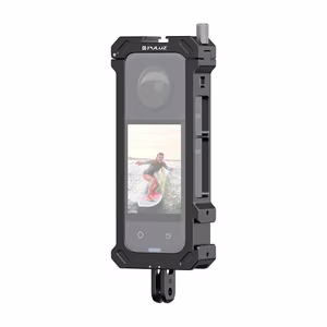 Metal protective cage PULUZ with tripod adapter jaoks Insta360 X4