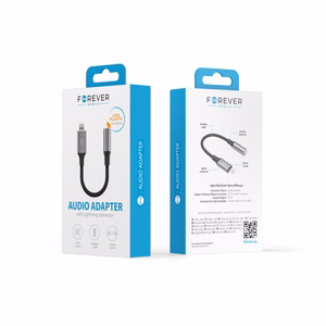 Forever adapter audio AJL-01 jack 3,5 mm - Lightning must