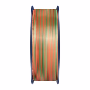Sunlu PLA+ Silk Tri-Color Filament (orange, blue, and green)