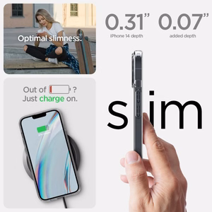Spigen Crystal Case ja karastatud klaaskomplekt iPhone 14 Plus'ile - läbipaistev
