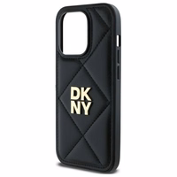 DKNY Quilted Stack Logo iPhone 14 Pro Max Ümbris - Must