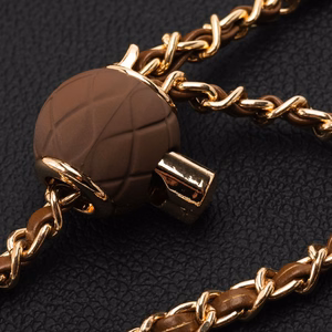 Chain / Rope with Hoidja GLAMOUR fit all models 80mm max width BROWN