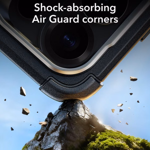 ESR Cyber Tough Kickstand MagSafe ümbris Samsung Galaxy S26 Ultra jaoks - must