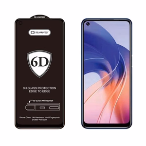 Tel Protect Full Glue 6D Karastatud klaas jaoks IPHONE 12 PRO MAX must - 10 PACK