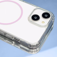 Anti Shock Thin Mag case for iPhone 17 6,3" pink