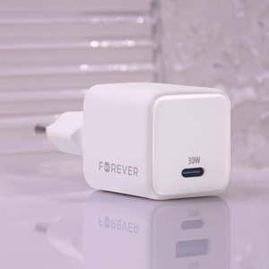 Forever TC-08-30C GaN PD-laadija 1x USB-C 30W valge