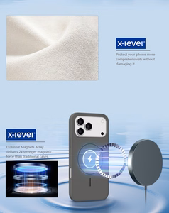 Case X-Level Fluid Skin MagSafe Apple iPhone 17 Pro blue