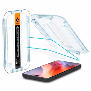 Spigen Glas.tR EZ Fit Karastatud klaas jaoks iPhone 15 / 16 - 2 pcs.
