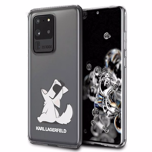 Karl Lagerfeld KLHCS69CFNRC S20 Ultra G988 прозрачный Choupette Fun