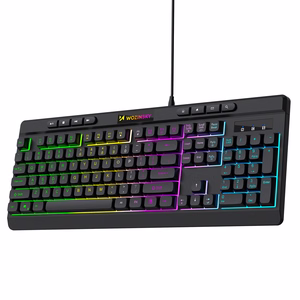 Wozinsky WKG-1044 Wired Backlit Membrane Gaming Keyboard - Black