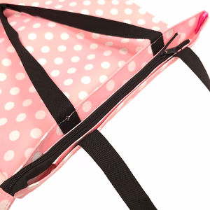 Shopping bag Wonder pattern 2 light pink polka-dot