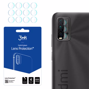 3MK FLEXIBLE GLASS LENS hübriidklaas PROTECT XIAOMI REDMI 9T 4 tk. kaamerale