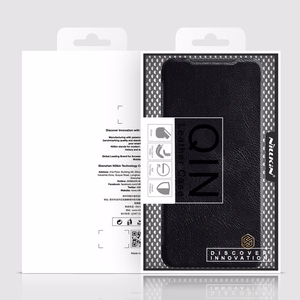 Чехол-книжка Nillkin Qin для Xiaomi Redmi Note 11T 5G / Note 11S 5G / Note 11 5G (China) / Poco M4 Pro 5G с защитой камеры коричневый