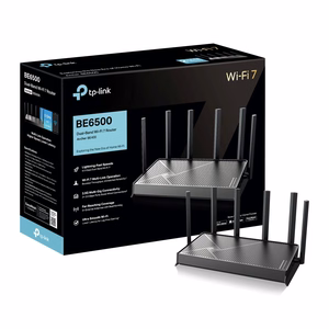 TP-LINK Archer BE400 Wi-Fi 7 (802.11be) Data speed 5764 Mbit/s Ethernet WAN Yes WAN connection type RJ-45 Ethernet LAN Yes 4xLAN ports USB port Yes ARCHERBE400 (Wireless Router)