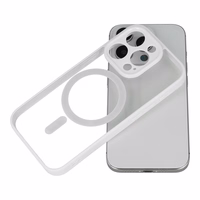 Acrylic Color Magsafe Ümbris jaoks Samsung Galaxy S24 FE valge