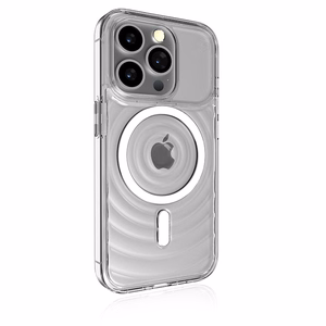 STM Reawaken Ripple MagSafe ümbris seadmele iPhone 15 Pro Max, läbipaistev