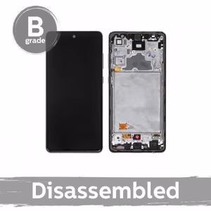 LCD ekraan Samsung A725 A72 raamiga Awesome must (9/10 kasutatud)
