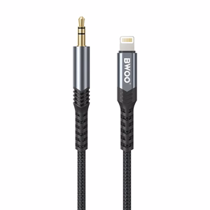 BWOO кабель AUX 3.5mm - Lightning BO-AUX068 черный