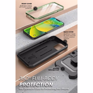 Supcase Unicorn Beetle Pro iPhone 14 Plus Ümbris - roheline