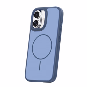 Frame Thin Mag ümbris for iPhone 17 6,3" tumesinine