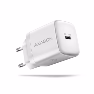Axagon seina USB-C laadija 30W 1 port valge ACU-PD30W