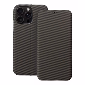 FOLIO Side Magnet Kaaned jaoks IPHONE 16 PRO MAX brown