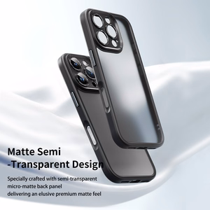 Rock Guard Touch Matte Series Ümbris jaoks Iphone 16 Pro Max sinine