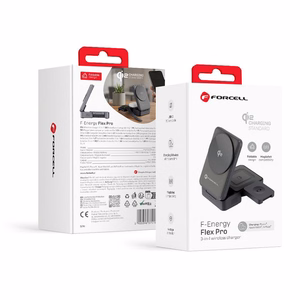 Juhtmevaba charging station Forcell 3in1 (F-05) (MagSafe) (Phone; Pods; Watch) 15W