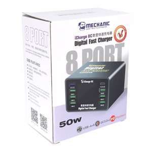 MECHANIC iCharge 8C 8-Port DC Power Supply PD QC3.0