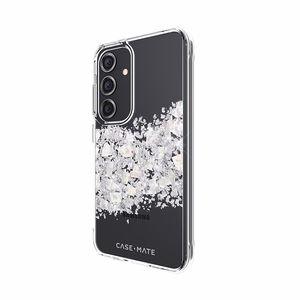 Case-Mate Karat pärlmutrikaunistusega ümbris seadmele Samsung Galaxy S24, A Touch of Pearl värvitoonis