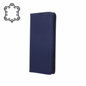 Genuine Leather Nutikas Pro for iPhone 17 6,3" tumesinine