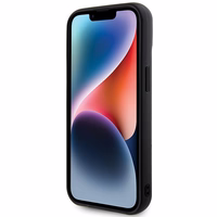 Guess Quilted Metal Logo ümbris jaoks iPhone 15 - must