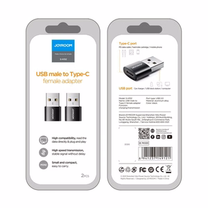 Joyroom adapter from USB Type C (female) to USB (male) 2 pcs. must (S-H152 must)