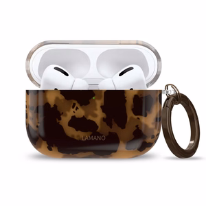 Tech-Protect Lamano ümbris jaoks AirPods Pro 3 - must and brown