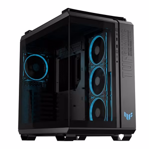 ASUS TUF Gaming GT502 Horizon arvutikorpus MidiTower läbipaistev paneel ATX must
