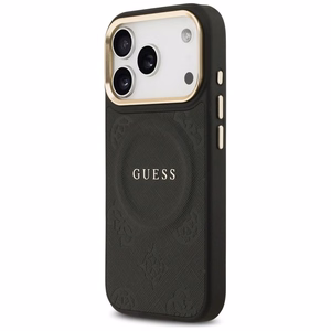 GUESS ümbris jaoks IPHONE 17 Pro compatible with MagSafe GUHMP17LPSAMSECK (PU W/ Peony Hot Stamp) must